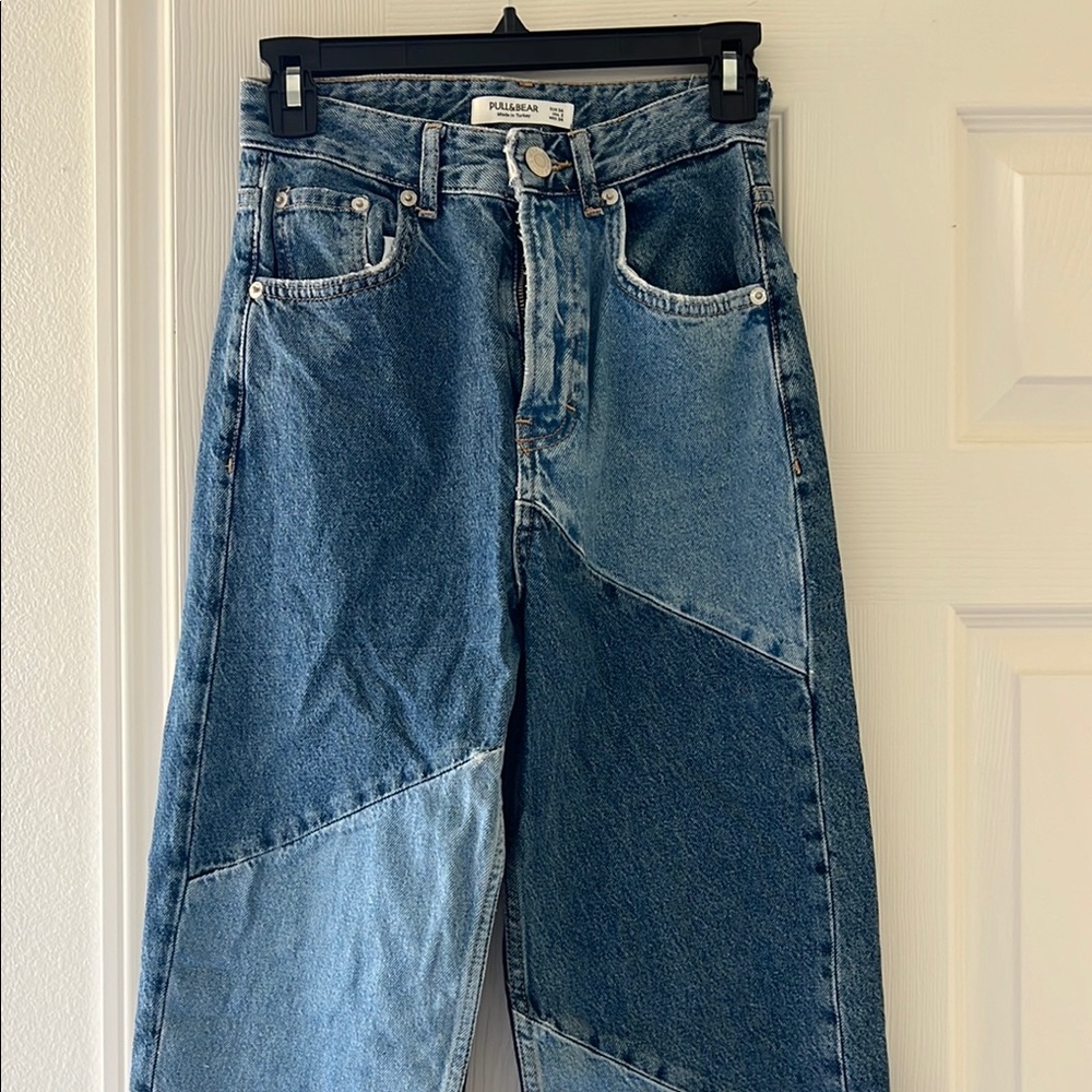 Pull&Bear Patchwork Denim Jeans - image 2